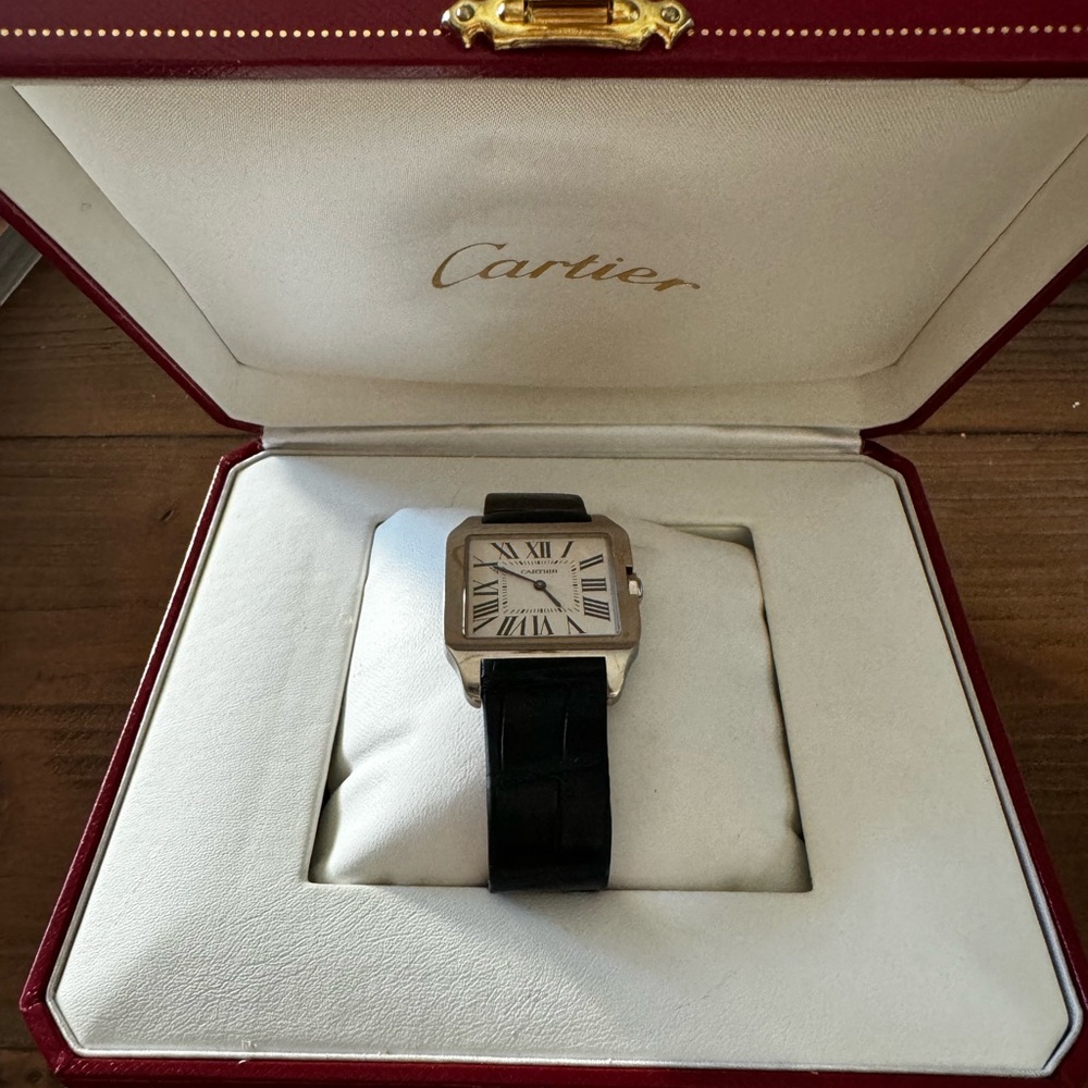 Cartier Santos Dumont 18k White Gold W2007051